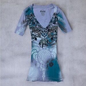 Sinful by Affliction bling shirt